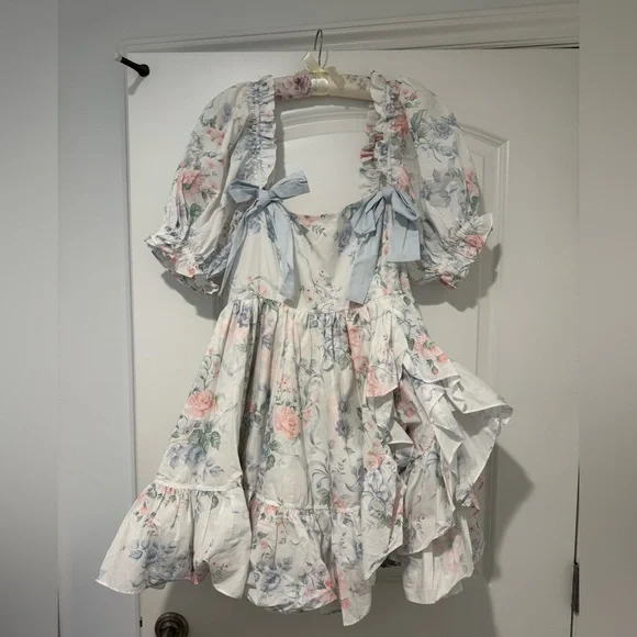 SOLD - Selkie The Mrs Darcy Buttercream Dress - Picture 3 of 9